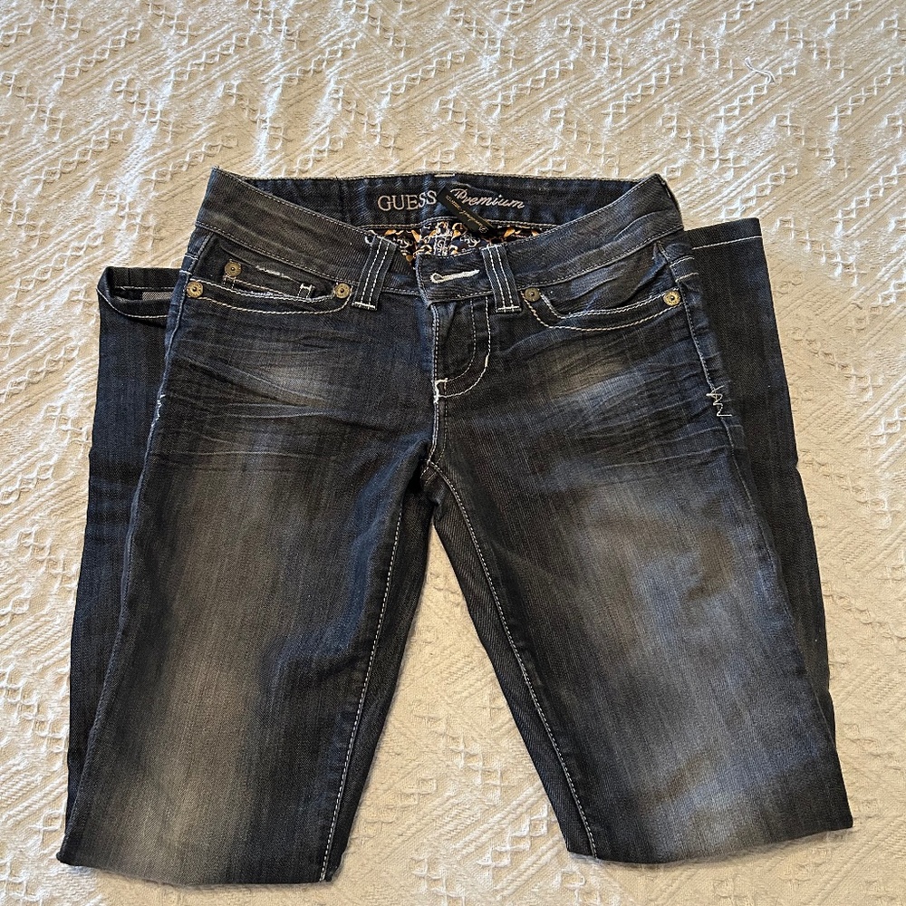 Guess premium skinny jeans daredevil size 26